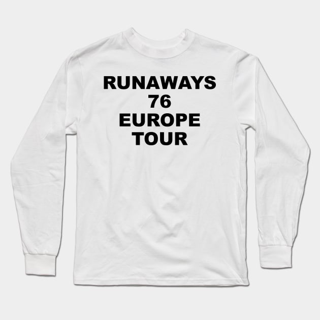 Europe Tour Long Sleeve T-Shirt by TheCosmicTradingPost